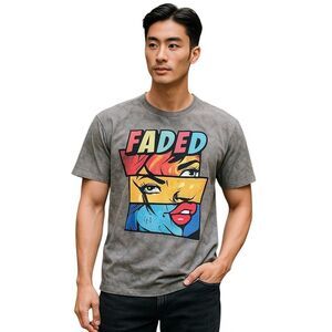 Contender Mens T-Shirt Faded Design Art Match With Jordan Nike Foamposite